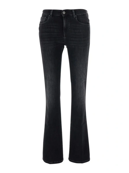 Blugi Ag Jeans gri din denim