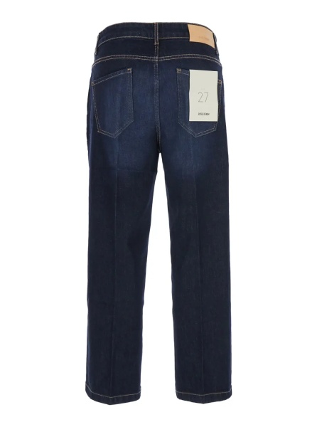 Blugi Blue jeans with unique denim fabric details for women