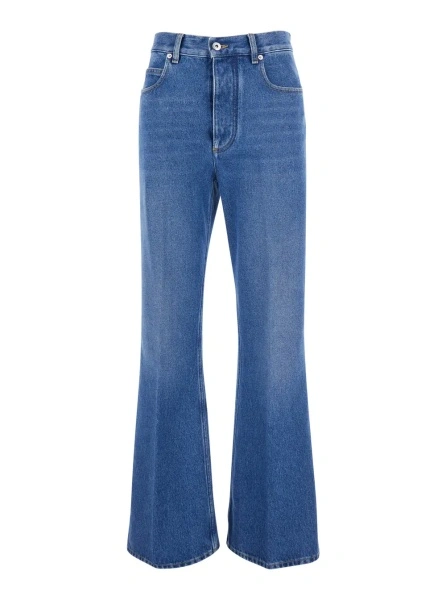 Blugi Bottega Veneta albastri din denim