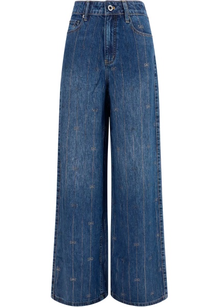 Blugi Crystal-striped Jeans