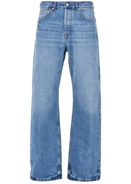 Blugi 'de-Nîmes' straight denim pants