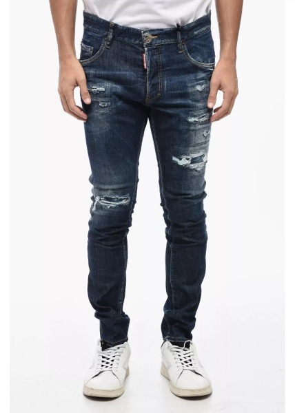 Blugi Distressed Super Twinky Jeans With Visible Stiching 15Cm*