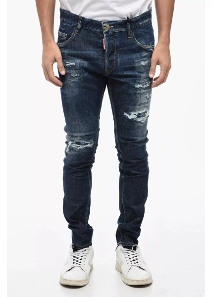 Blugi Distressed Super Twinky Jeans With Visible Stiching 15Cm*