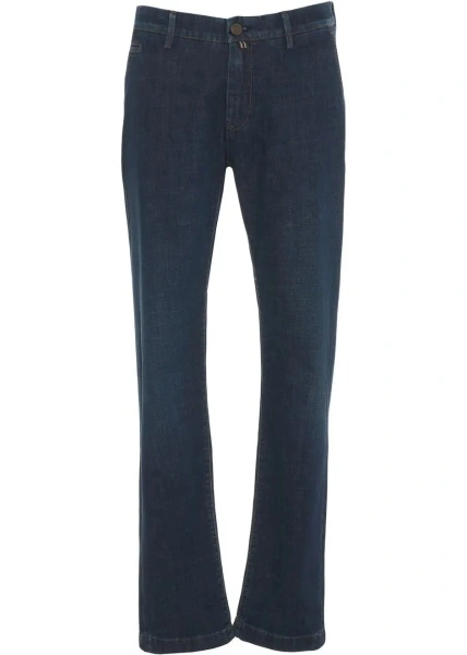 Blugi drepti Jacob Cohen albastri din denim 'Scott'