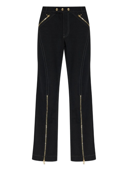 Blugi drepti Versace Jeans Couture negri