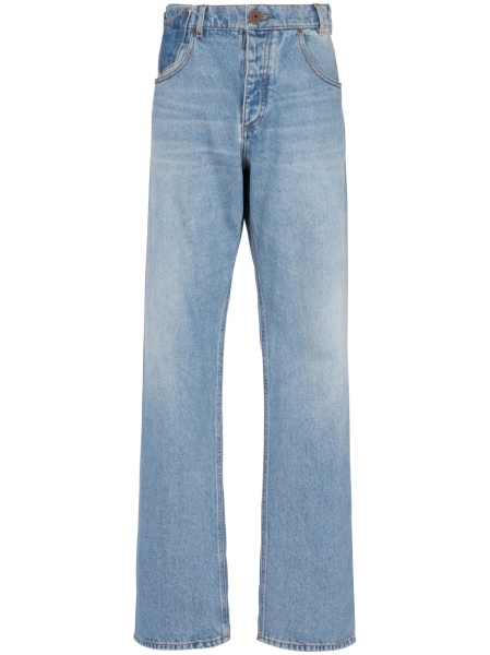 Blugi evazati Balmain albastri