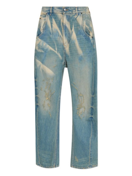 Blugi evazati Vivienne Westwood albastri