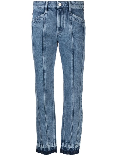 Blugi Skinny ISABEL MARANT ETOILE albastri din bumbac