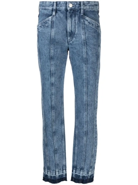 Blugi Skinny ISABEL MARANT ETOILE albastri din bumbac