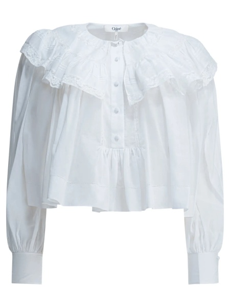 Bluza Casual top with ruffles