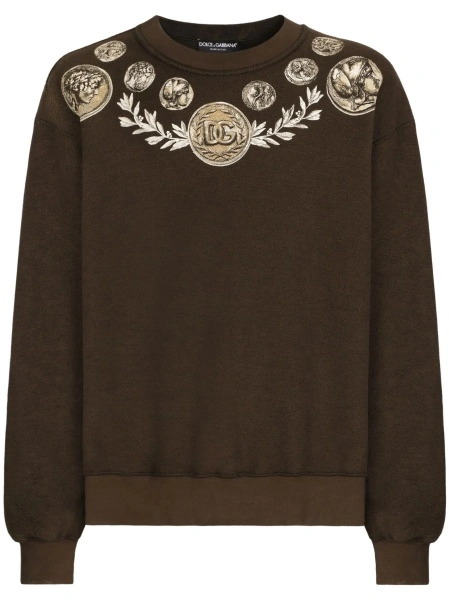 Bluza de trening Dolce & Gabbana maro