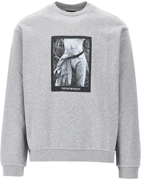 Bluza de trening Emporio Armani gri
