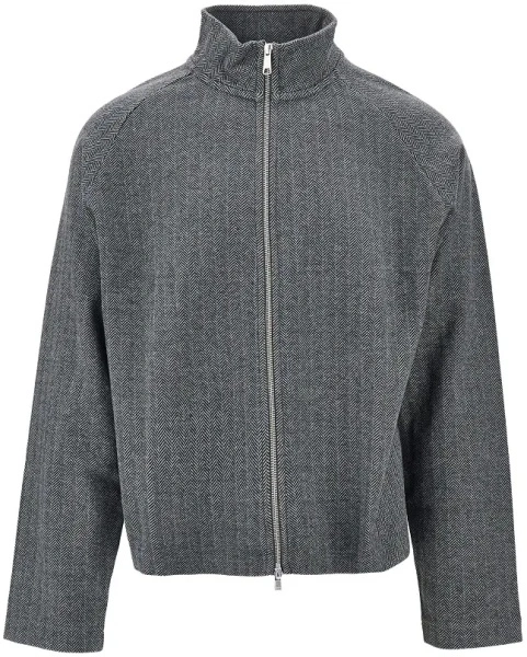 Bluza de trening Mfpen gri din bumbac