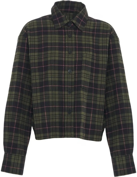 Bluza eleganta CLOSED verde din bumbac