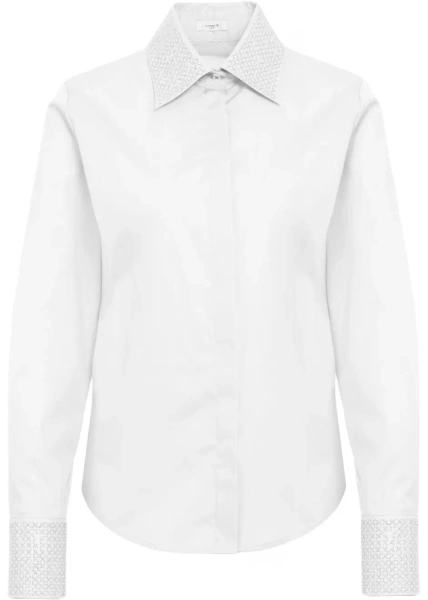 Bluza eleganta Himon's gri