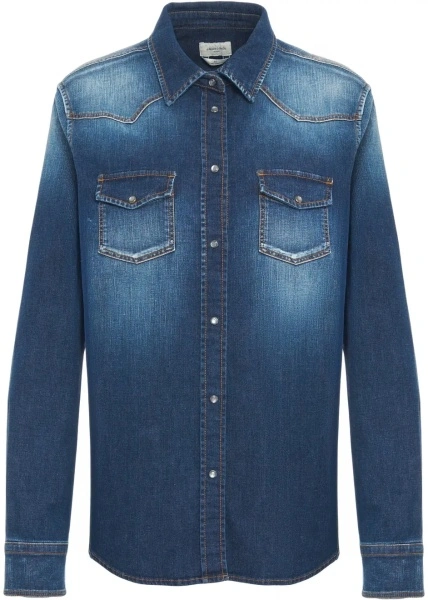 Bluza eleganta Jacob Cohen albastra
