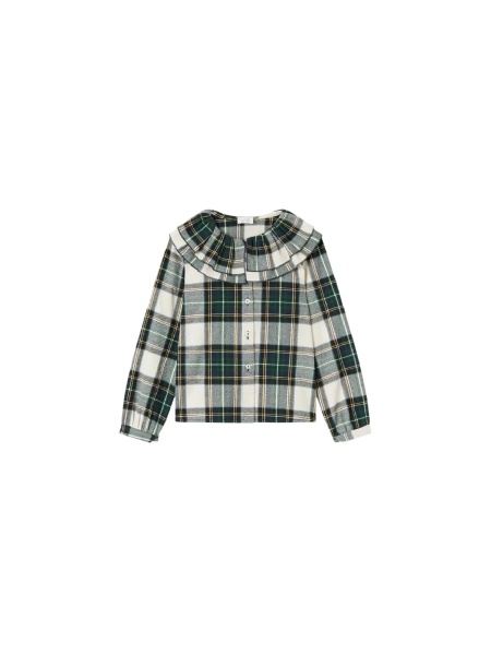 Bluza GREEN TARTAN BLOUSE