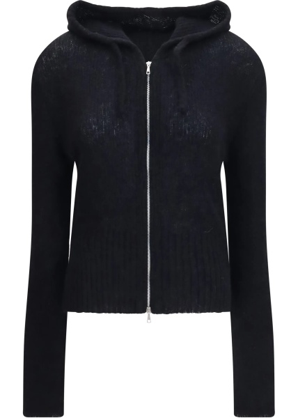 Bluza trening Alpaca-blend Zip-Up Hoodie