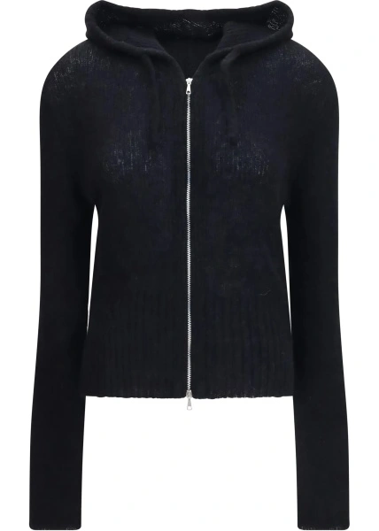 Bluza trening Alpaca-blend Zip-Up Hoodie