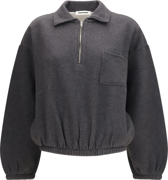 Bluza trening Alva crop zip-up Sweatshirt with pocket
