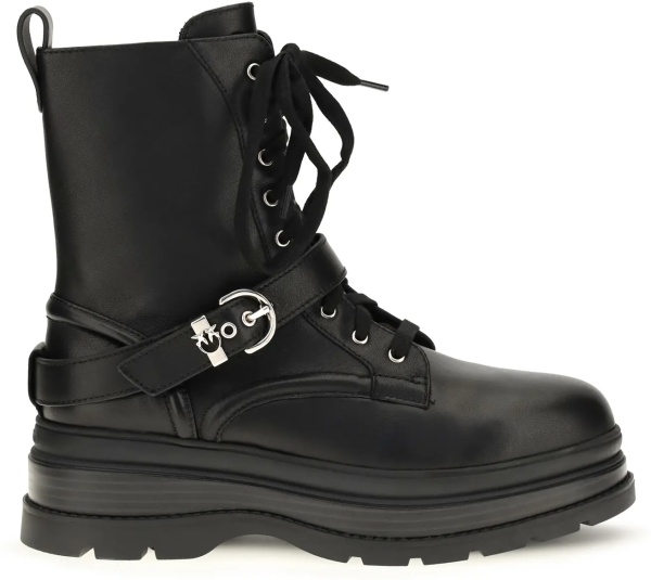 Bocanci Eva lace-up leather ankle Boots