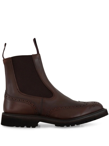 Bocanci TRICKER'S maro din piele