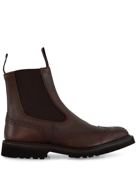 Bocanci TRICKER'S maro din piele