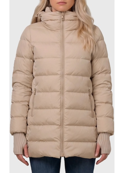 Bomber 2-Layer Nylon Puffer Jacket