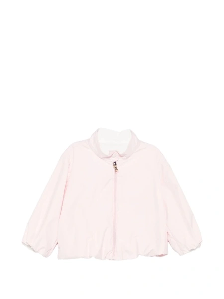 Bomber jacket Moncler roz din polyester