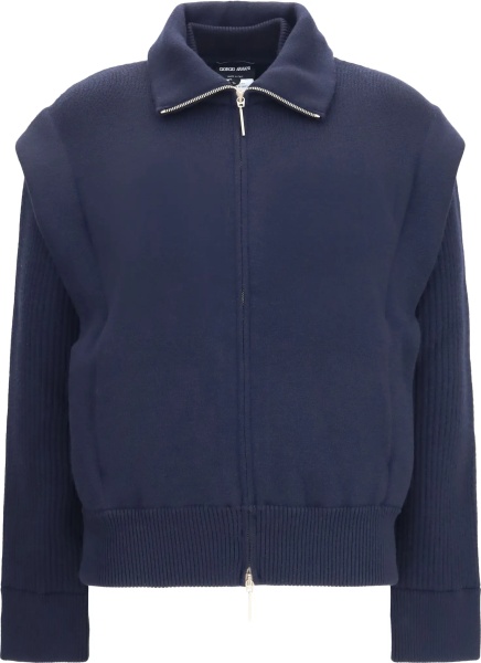 Bomber Padded virgin wool Bomber Jacket