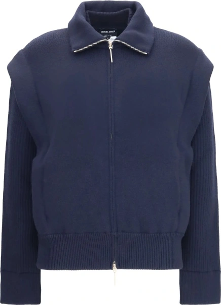 Bomber Padded virgin wool Bomber Jacket
