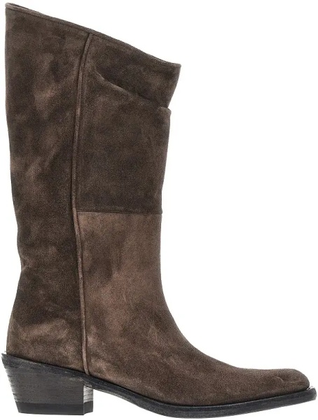 Botine 'Clive' suede leather Western boots
