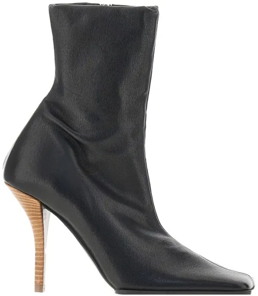 Botine Soft Square keather boots