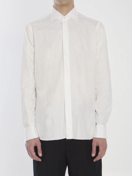 Butoni Marechiaro Shirt Witth Cuffs For Cufflinks
