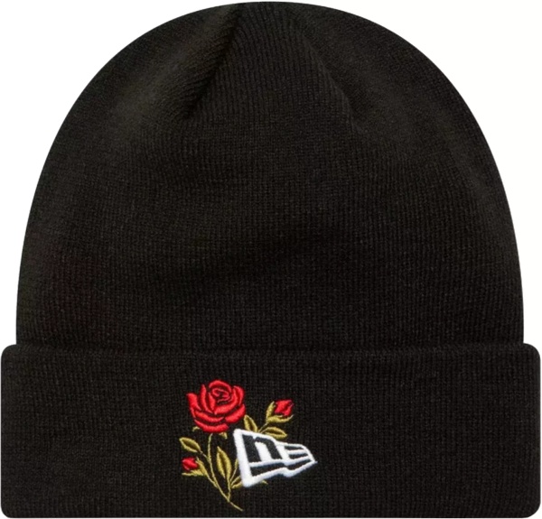 Caciula Rose Icon Cuff Knit Beanie Hat