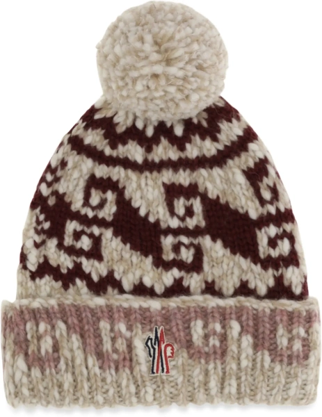 Caciula Wool-Alpaca Blend Beanie with Pom-Pom