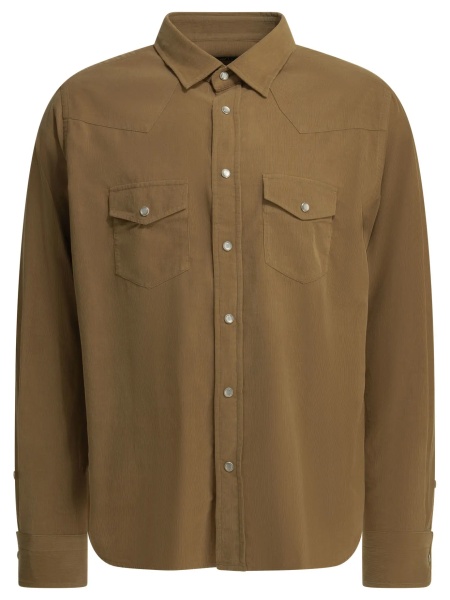 Camasa casual Corduroy Western Shirt