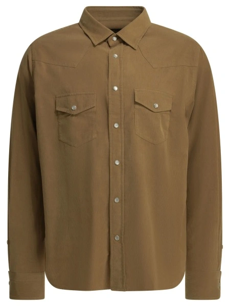 Camasa casual Corduroy Western Shirt