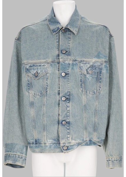 Camasa casual Giacca In Denim Taped