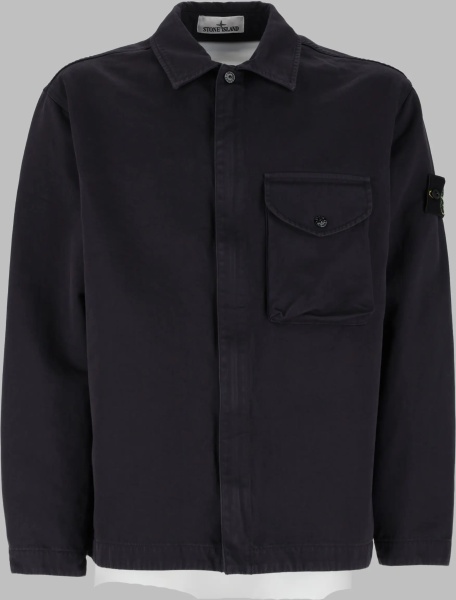 Camasa casual Overshirt In Twill Di Cotone