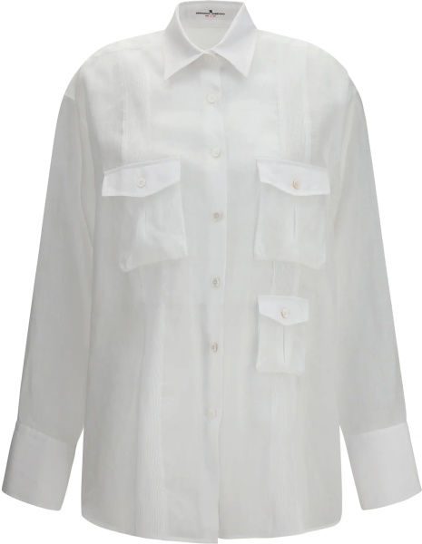 Camasa casual Oversized ramie Shirt