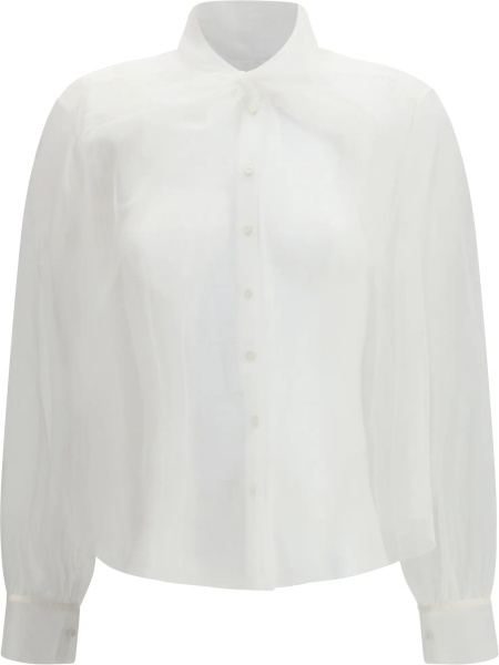 Camasa casual Tulle Shirt with sash