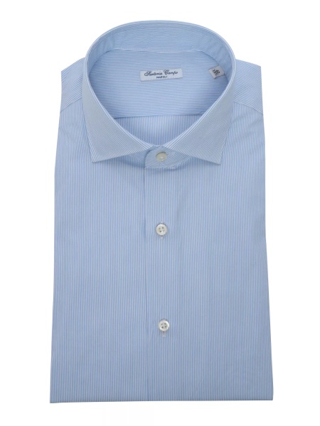 Camasa casual White and blue striped shirt
