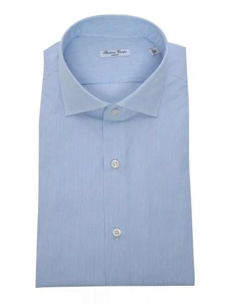 Camasa casual White and blue striped shirt