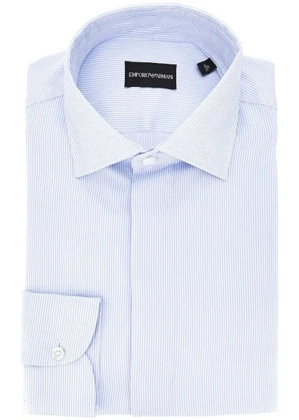 Camasa Emporio Armani alba din bumbac