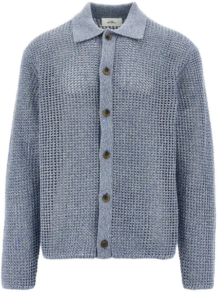 Camasa 'Gerald' net knit shirt