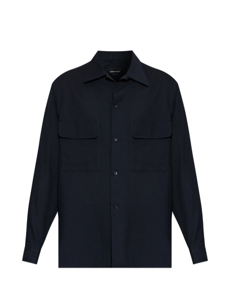 Camasa Giorgio Armani albastra