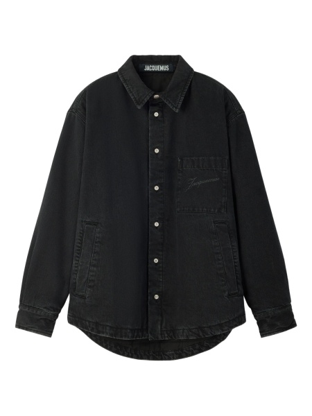 Camasa JACQUEMUS neagra din bumbac