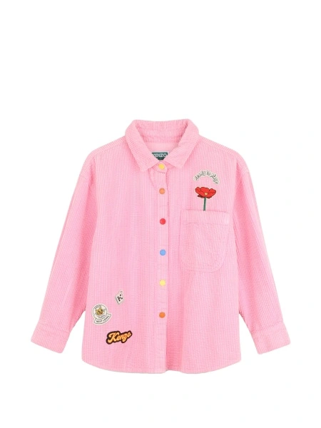 Camasa Kenzo roz din bumbac
