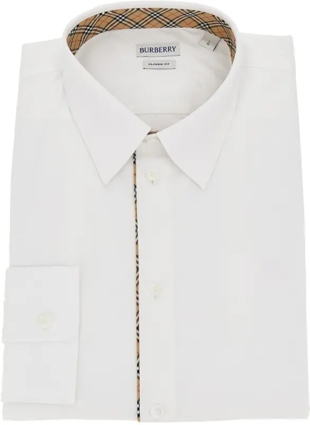 Camasa Poplin shirt with Check piping